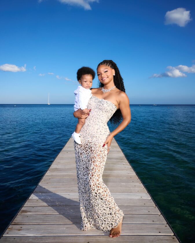 Halle Bailey and DDG Share First Photos of Their Son Halo 1 Halle Bailey and DDG Share First Photos of Their Son Halo