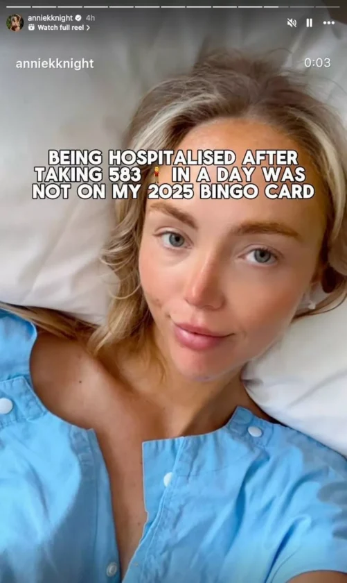 Adult Star Annie Knight Hospitalized After Sleeping With 583 Men in 6-Hour Challenge 1 Adult Star Annie Knight Hospitalized After Sleeping With 583 Men