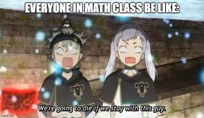 Math Class Hilarious Anime Memes