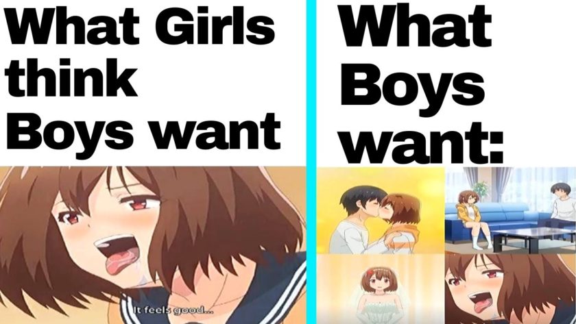 What girls think Hilarious Anime Memes