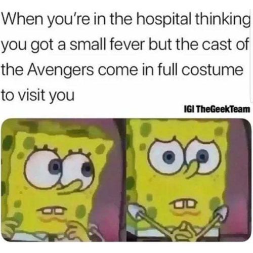 when you are in hospital Spongebob memes