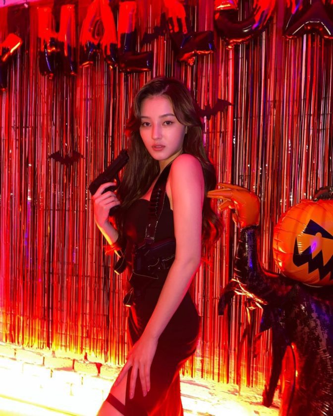  Nancy Jewel McDonie Latest Sexy Stunning Pictures In Black 