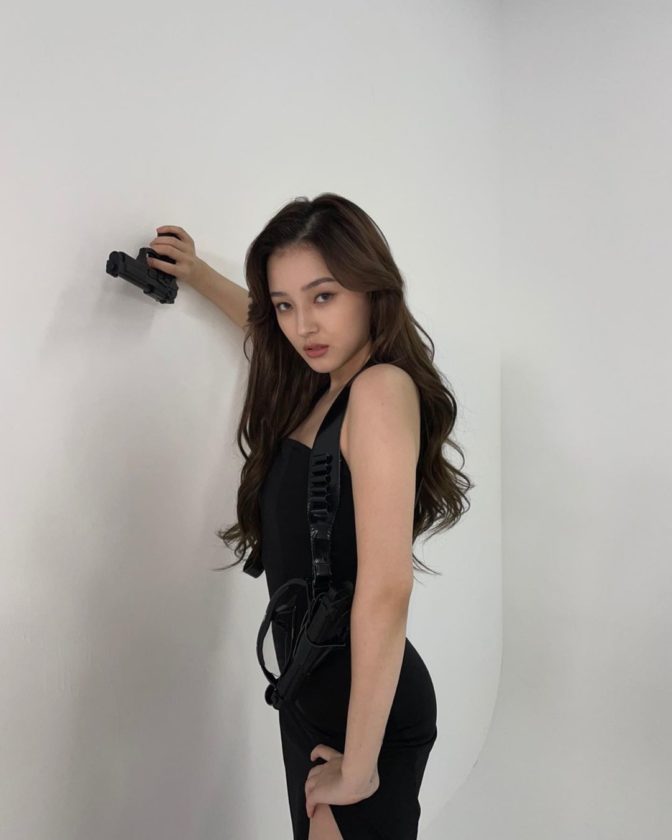  Nancy Jewel McDonie Latest Sexy Stunning Pictures In Black 