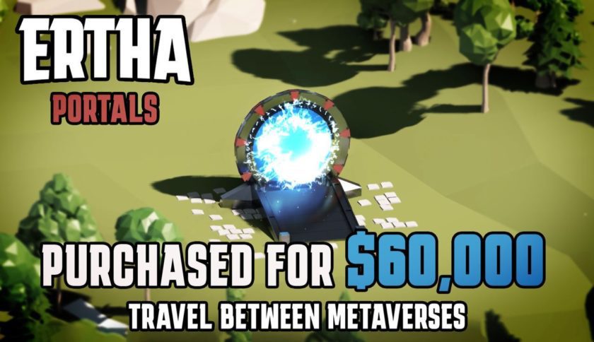 Ertha's Inter-Metaverse Portal NFTs Bought for $60K