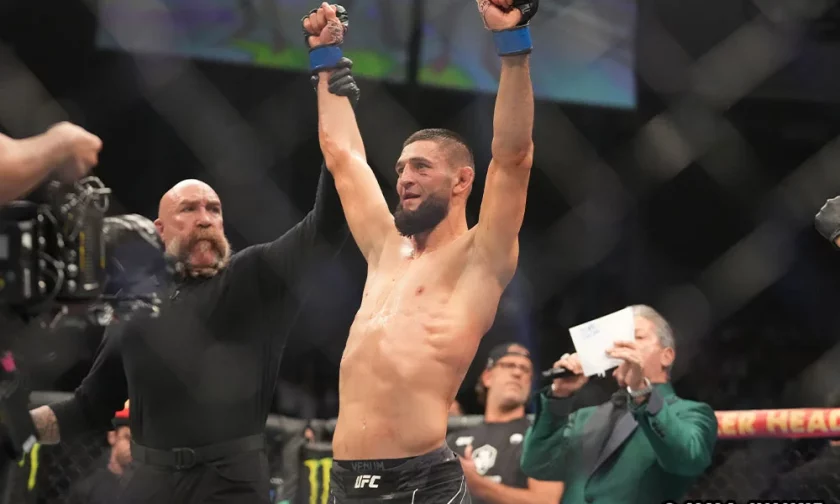 UFC 273, an electrifying all-time thriller, Khamzat Chimaev, wins the war against Gilbert Burns