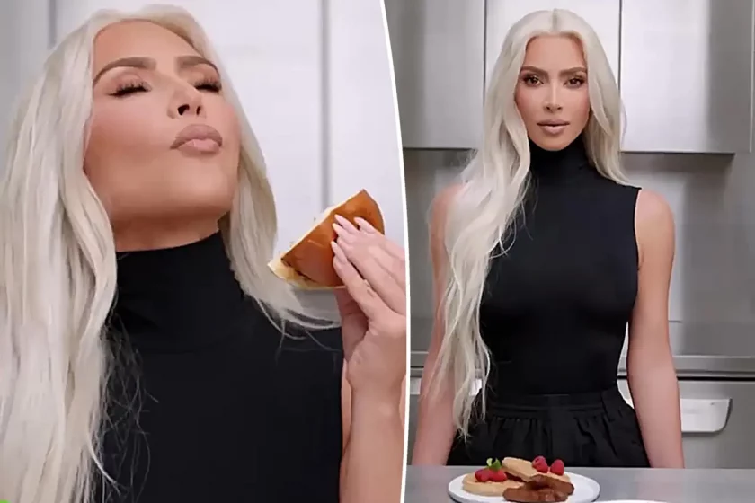 Kim Kardashian was mocked for taking zero bites of food in the Beyond Meat ad