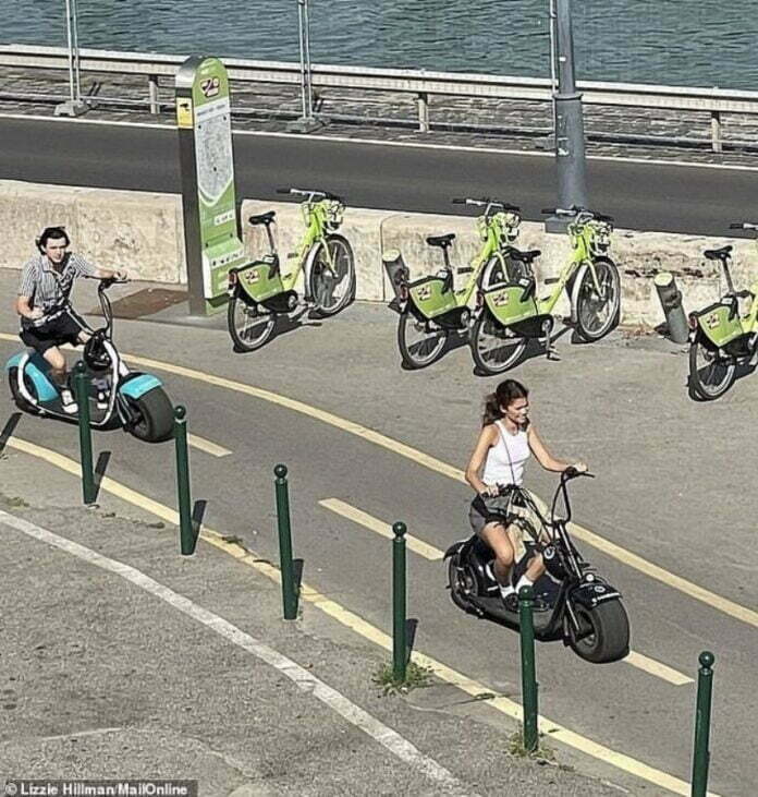 Zendaya & Tom Holland On A Romantic Scooter Ride