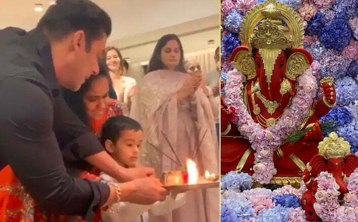 Salman Khan Doing Ganapati Bappa Pooja 2022