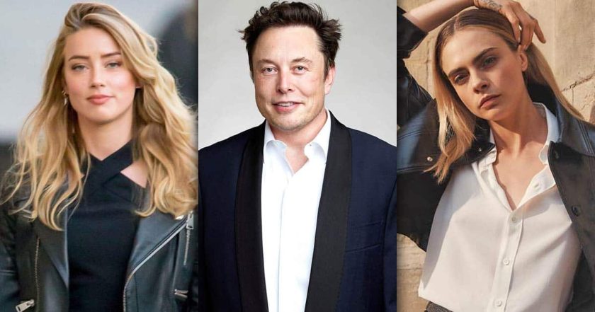 Elon Musk Once Broke Silence On His Alleged Threesome With Amber Heard & Cara Delevingne