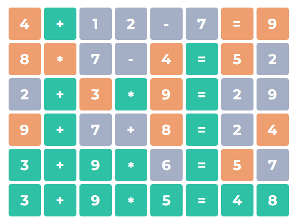 Numberle, the Wordle for Math Lovers