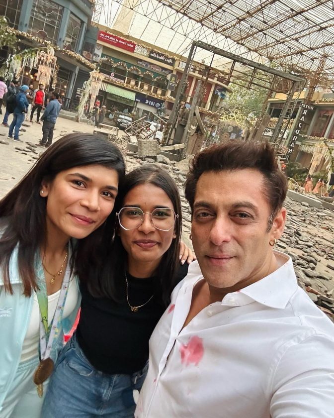 Boxer Nikhat Zareen Met Salman Khan