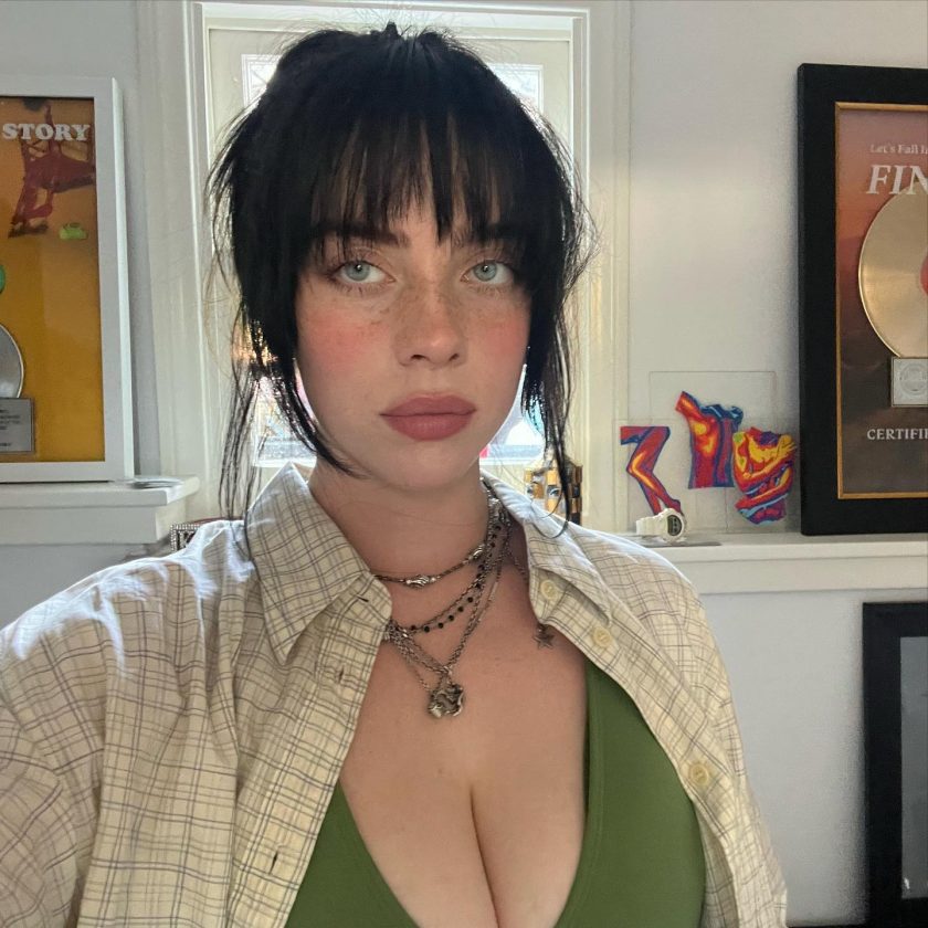 Billie Eilish Hot Sexy Gorgeous deep neckline