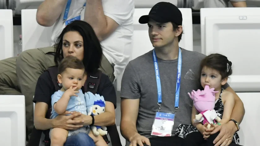 Dimitri Portwood Kutcher, Son of Ashton Kutcher and Mila Kunis Family