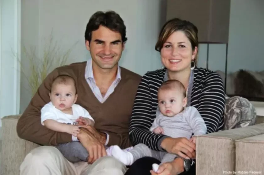 Roger Federer’s Twins Myla Rose and Charlene Riva