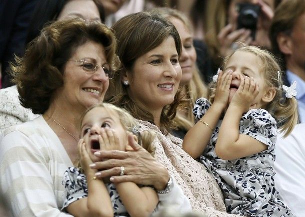 Roger Federer’s Twins Myla Rose and Charlene Riva