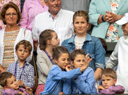 Roger Federer’s Twins Myla Rose and Charlene Riva