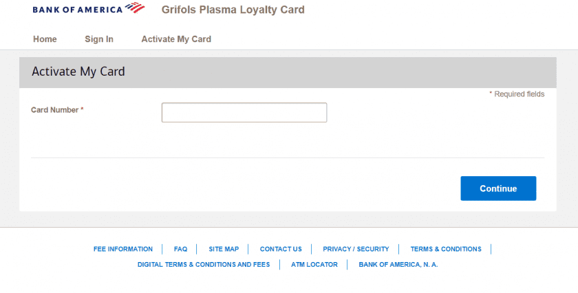 How to activate Grifols Plasma Loyalty Card