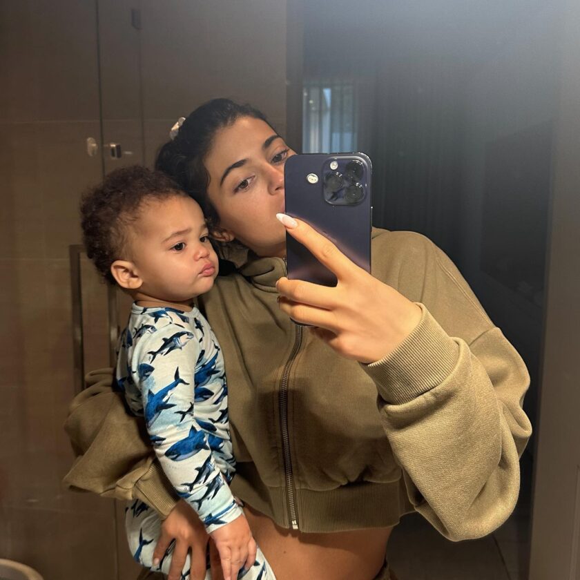 Kylie Jenner Finally Reveals Name and Face of Her Son, Aire