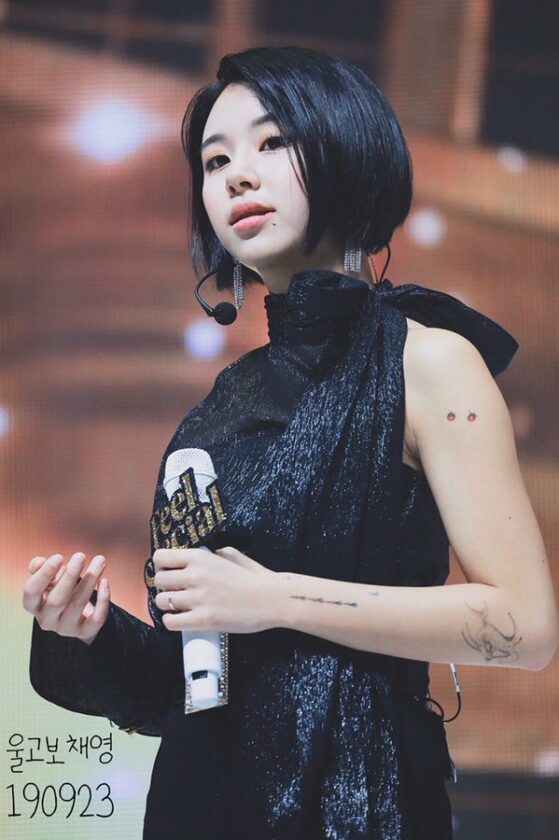How Many Tattoos Does Chaeyoung Have? fish tattoo