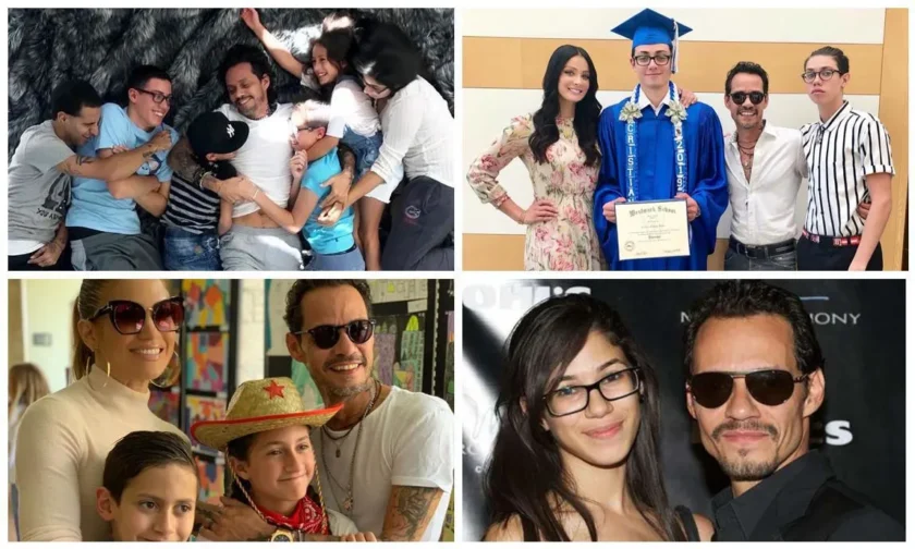 Marc Anthony Kids and Their Mothers