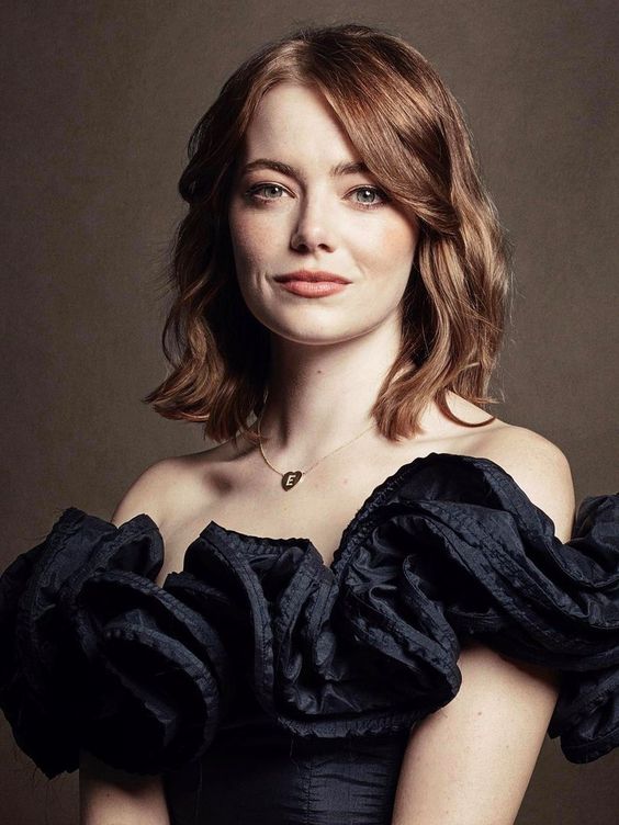 Emma Stone Hot Gorgeous in black