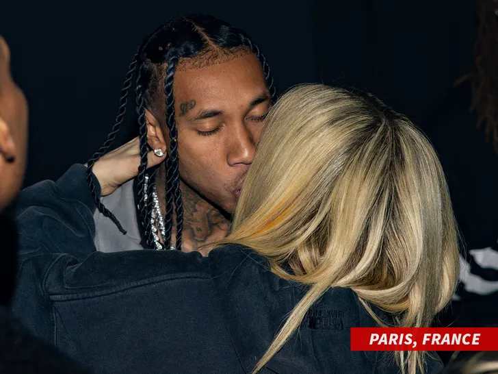 Avril Lavigne Locks Lips with Tyga in Paris