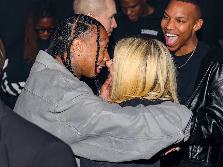 Avril Lavigne Locks Lips with Tyga in Paris