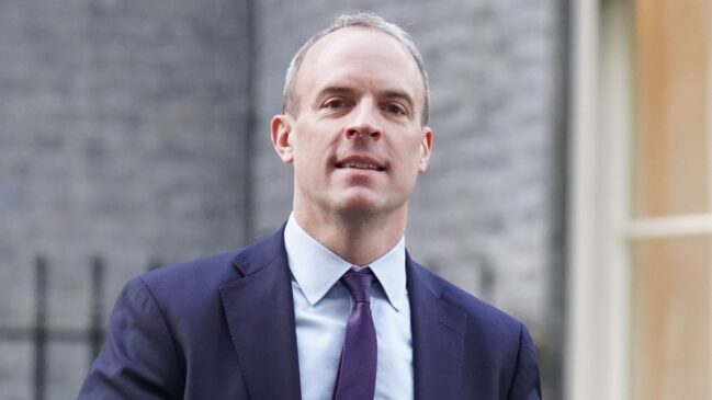 Dominic Raab, UK's Deputy Prime Minister, Steps Down from Position