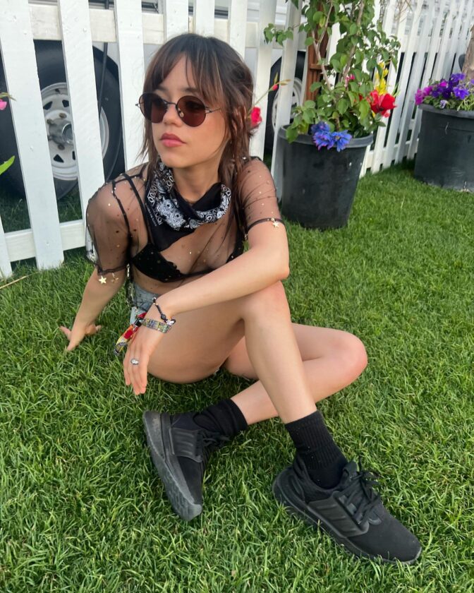 Sexy Jenna Ortega Too hot to handle for Adidas 