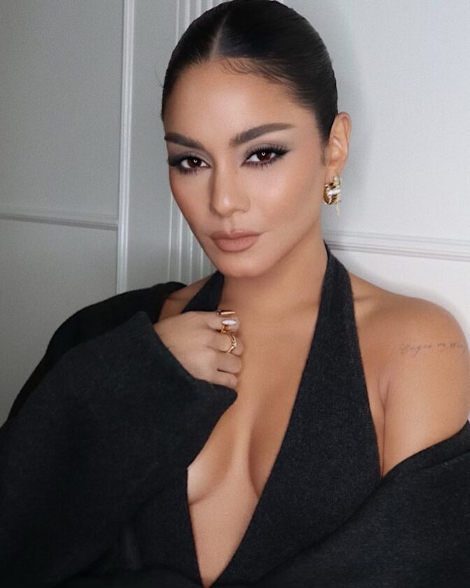 Vanessa Hudgens Hot Sexy Gorgeous in black