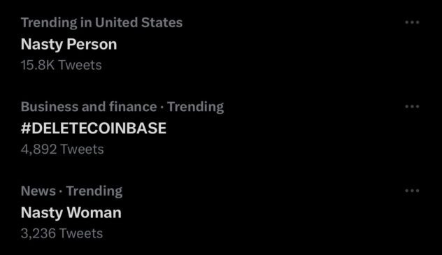 Read more about the article Delete Coinbase Trending On Twitter