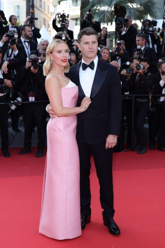 Scarlett Johansson and Colin Jost at the Cannes Film Festival