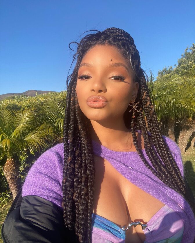 Hot Halle Bailey The Little Mermaid