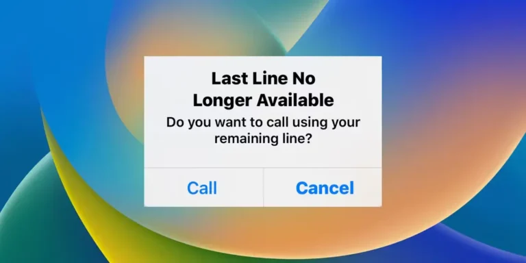 Troubleshooting Guide: How to Fix the "Last Line No Longer Available" iPhone Error