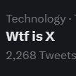 WTF is X trending On Twitter