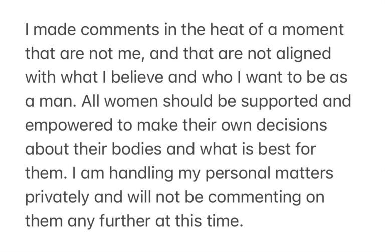 Anthony Edwards Clarifies Abortion Remark as a Product of the 'Heat of the Moment'