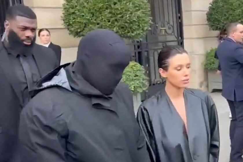 Kanye West Supporters Voice Derogatory Remarks Towards Adidas as the Artist and Bianca Censori Depart From Hotel