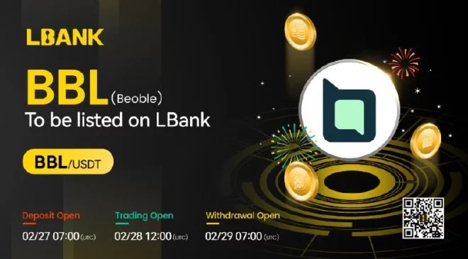 LBank Exchange to Add beoble (BBL) to Its Listings on February 28, 2024