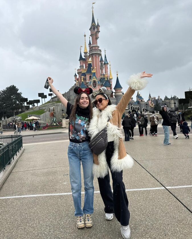 Emily in Paris Stars Enjoy a 'Sunday Fun Day' at Disneyland Paris