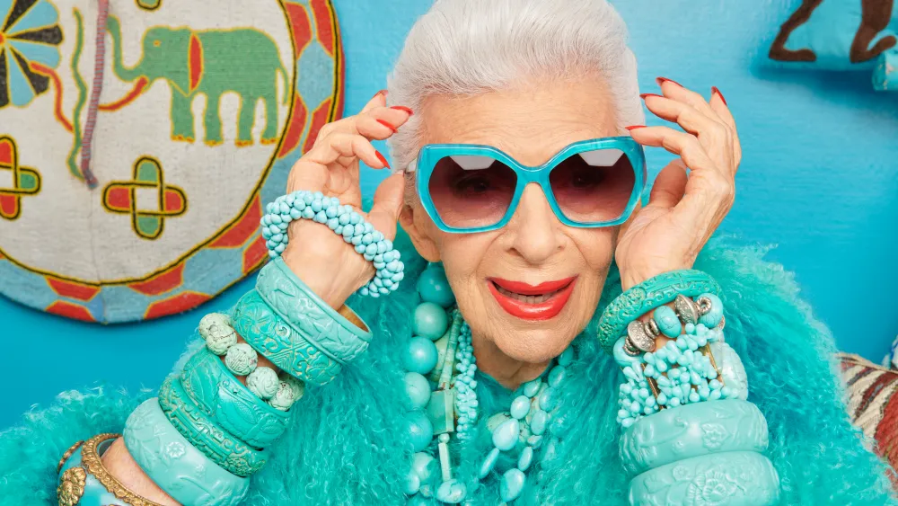 Iris Apfel, Fashion Icon Known for Her Vibrant and Eclectic Style, Passes Away at 102