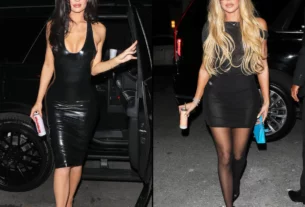 Kylie Jenner and Khloe Kardashian Make a Statement in Chic Black Dresses at Vodka Soda Brand Launch Party