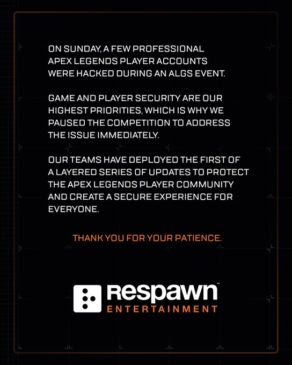 Read more about the article Respawn provides official update on Apex Legends NA Esports Player Hack