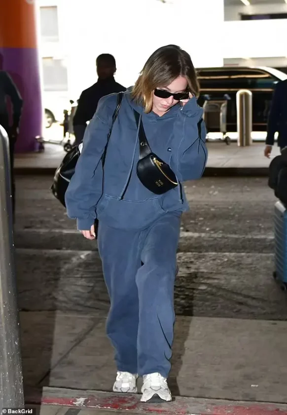 Sydney Sweeney Sports a Relaxed Outfit for Her Departure from LA with Fiancé