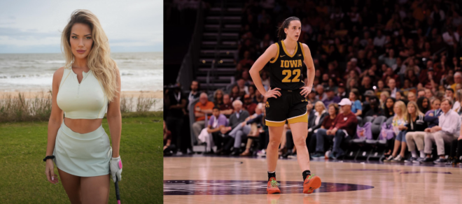 Read more about the article Paige Spiranac Defends Caitlin Clark Amid Criticism as She Eyes WNBA Draft