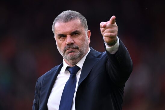 Read more about the article Ange Postecoglou Questions Tottenham’s Mentality After Defeat to Manchester City