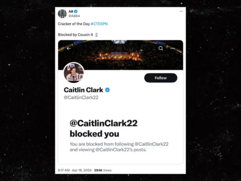 Read more about the article Antonio Brown Extends Olive Branch to Caitlin Clark, Said We Love You