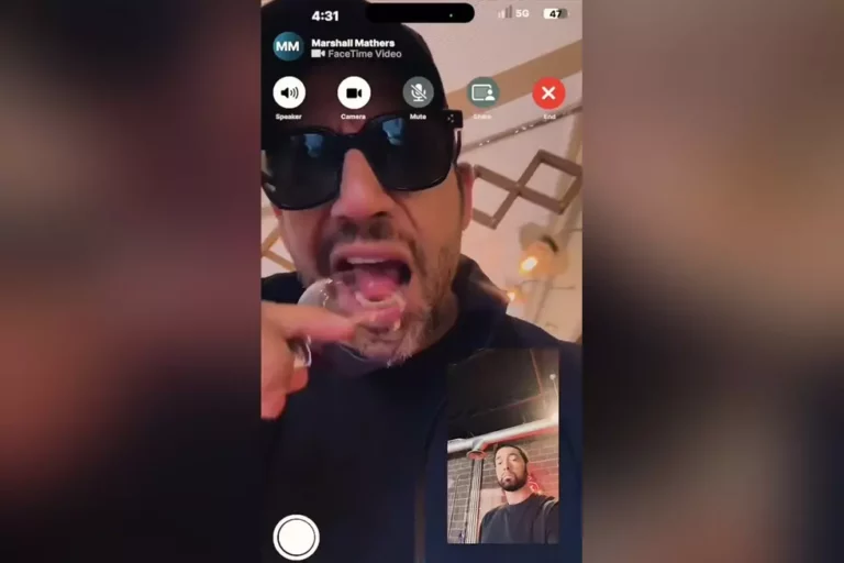Read more about the article Eminem Teases “Houdini” With David Blaine FaceTime