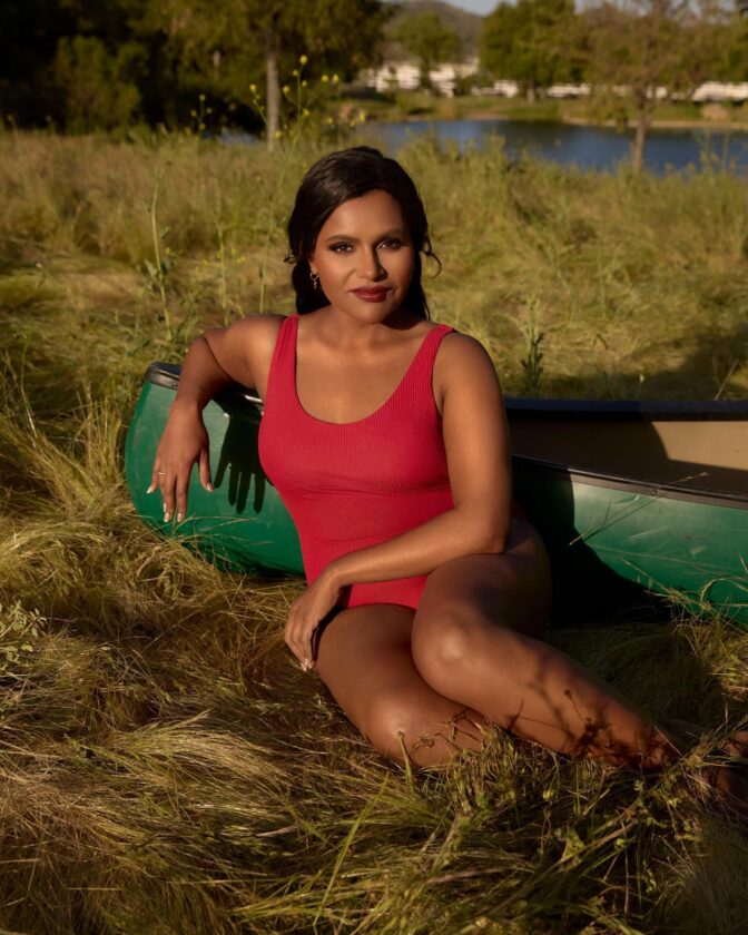 Mindy Kaling Stuns in New Andie Swim Collection, Flaunts Incredible Weight Loss