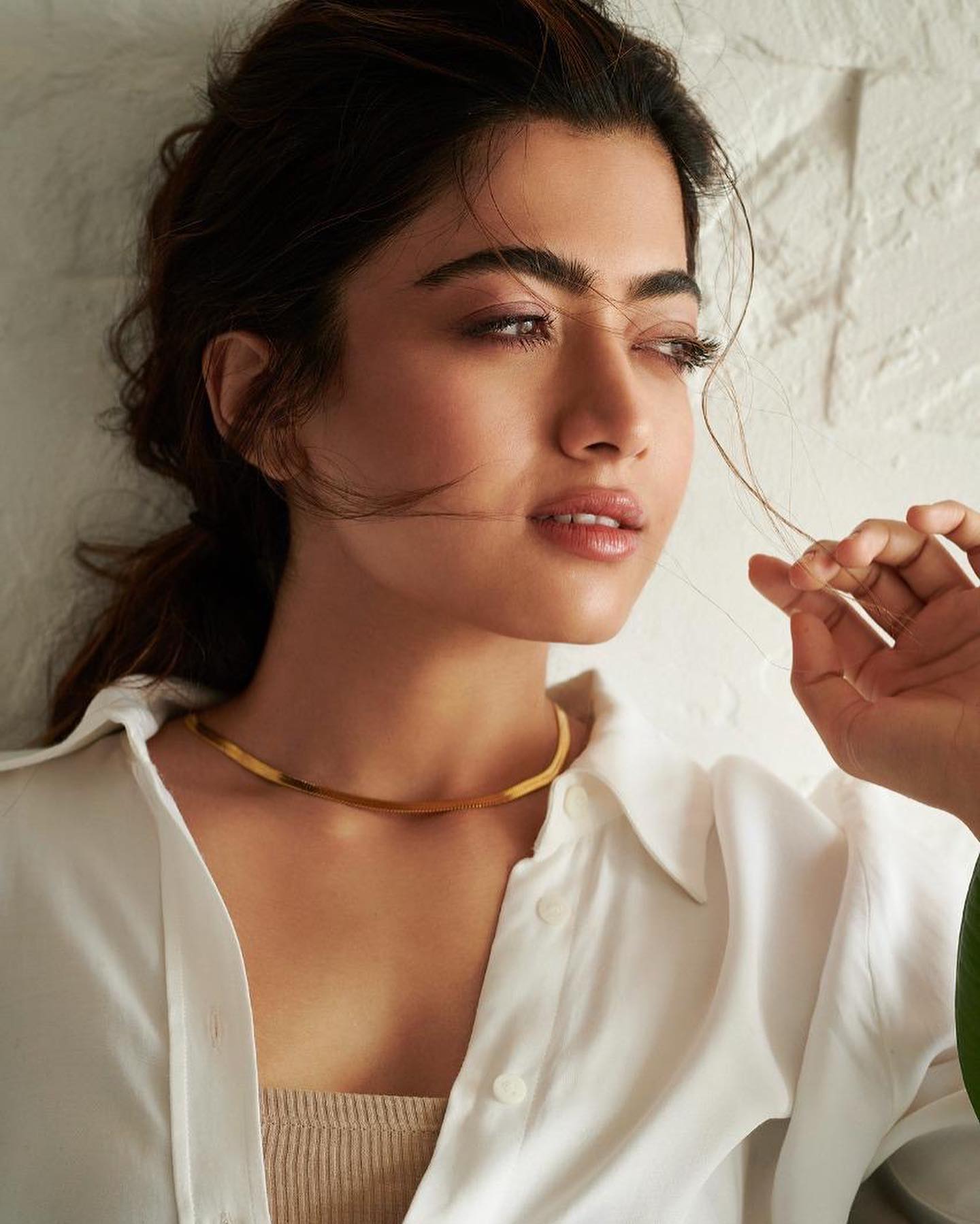 Sensual Beauty and Grace Rashmika Mandanna In White