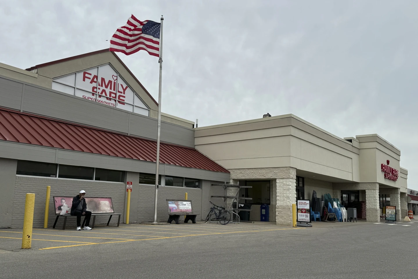 Woman Found Living Inside Michigan Grocery Store Business Sign